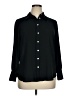 M&S Collection 100% Polyester Solid Black Long Sleeve Blouse Size 14 - photo 1