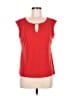 Calvin Klein Red Sleeveless Blouse Size M (estimated) - photo 1