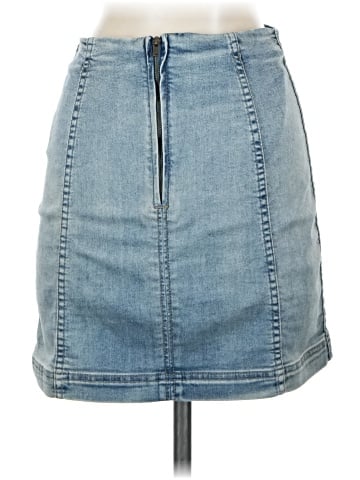 Free People Denim Skirt (view 2)
