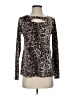 Cato Animal Print Silver Cardigan Size XS - photo 1