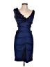 Xscape Blue Cocktail Dress Size 10 - photo 1
