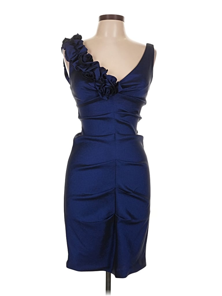 Pre-owned Xscape Cocktail Dress In Blue