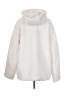 H&M 100% Polyester White Zip Up Hoodie Size S - photo 2