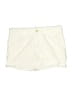 American Eagle Outfitters Solid Ivory Shorts Size 2 - photo 1