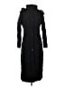 Calvin Klein 100% Polyester Black Trenchcoat Size XS - photo 1