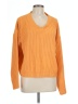 Shein 100% Polyester Solid Orange Pullover Sweater Size L - photo 1