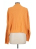 Shein 100% Polyester Solid Orange Pullover Sweater Size L - photo 2