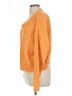 Shein 100% Polyester Solid Orange Pullover Sweater Size L - photo 5