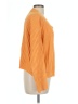 Shein 100% Polyester Solid Orange Pullover Sweater Size L - photo 4