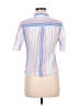 Alexia Admor Stripes Blue Short Sleeve Blouse Size 6 - photo 2