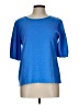 Talbots Blue 3/4 Sleeve Top Size L - photo 1