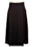 Talbots Solid Black Formal Skirt Size L - photo 1