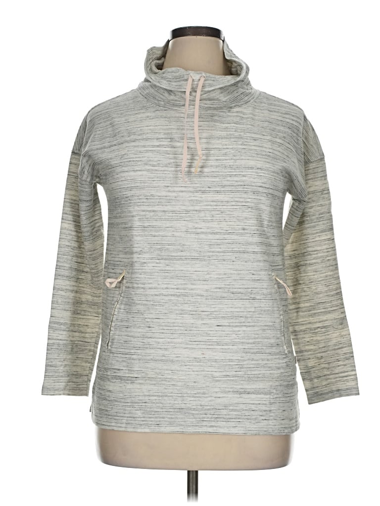Pre-owned T By Talbots Fleece Jacket In Gray