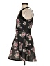 Crystal Doll Floral Black Cocktail Dress Size 3 - photo 5