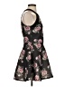 Crystal Doll Floral Black Cocktail Dress Size 3 - photo 4