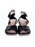 Biviel 100% Leather Black Wedges Size EU 39 - photo 2