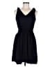 Shein Solid Black Casual Dress Size L - photo 1