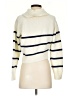 Assorted Brands Stripes Ivory Turtleneck Sweater Size S - photo 2
