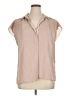 Max Studio 100% Polyester Tan Short Sleeve Blouse Size XL - photo 1