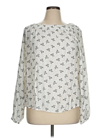 Ann Taylor LOFT Outlet Long Sleeve Blouse (view 1)