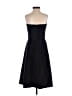 Theory 100% Polyester Solid Black Cocktail Dress Size 4 - photo 2