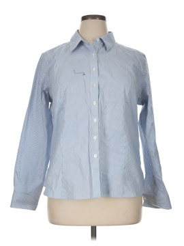 Ellen Tracy Long Sleeve Button Down Shirt