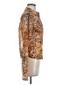 Fashion Nova Animal Print Brown Long Sleeve Blouse Size M - photo 4