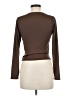 Gaze Brown Long Sleeve Top Size M - photo 2
