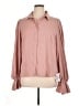 ASOS Design 100% Polyester Pink Long Sleeve Blouse Size 14 - photo 1