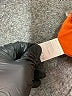 Unbranded 100% Polyester Solid Orange Casual Skirt Size XL - photo 5