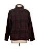Eddie Bauer Plaid Burgundy Coat Size L - photo 1