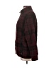 Eddie Bauer Plaid Burgundy Coat Size L - photo 5