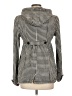 Roxy 100% Cotton Houndstooth Ivory Jacket Size L - photo 2