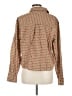 Lioness 100% Cotton Houndstooth Brown Long Sleeve Button-Down Shirt Size M - photo 2