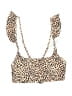 Unbranded Animal Print Tan Swimsuit Top Size S - photo 1