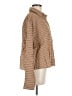 Lioness 100% Cotton Houndstooth Brown Long Sleeve Button-Down Shirt Size M - photo 4