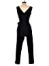 Outrageous Fortune Solid Black Jumpsuit Size 8 - photo 2