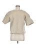 Seya. 100% Wool Tan Short Sleeve Top Size M - photo 1