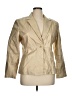 Alfani 100% Leather Metallic Gold Blazer Size XL - photo 1