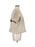 Seya. 100% Wool Tan Short Sleeve Top Size M - photo 4
