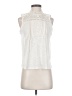 Eyeshadow Ivory Sleeveless Blouse Size S - photo 1