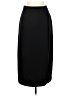 Willi Smith 100% Polyester Solid Black Formal Skirt Size 8 - photo 1