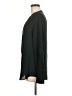 Theory 100% Silk Black Green Long Sleeve Silk Top Size M - photo 5
