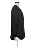 Theory 100% Silk Black Green Long Sleeve Silk Top Size M - photo 4