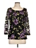 White Stag Purple 3/4 Sleeve Blouse Size L - photo 1