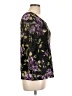 White Stag Purple 3/4 Sleeve Blouse Size L - photo 4