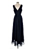 Eliza J 100% Polyester Solid Blue Cocktail Dress Size 8 - photo 2