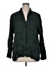 Gap 100% Rayon Green Long Sleeve Blouse Size XL - photo 1