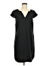 Express 100% Polyester Solid Black Casual Dress Size M - photo 1