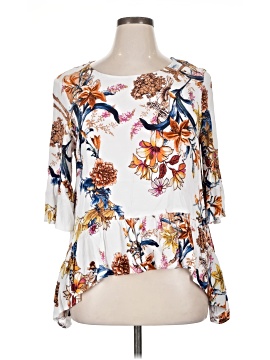 Karen Kane 3/4 Sleeve Blouse